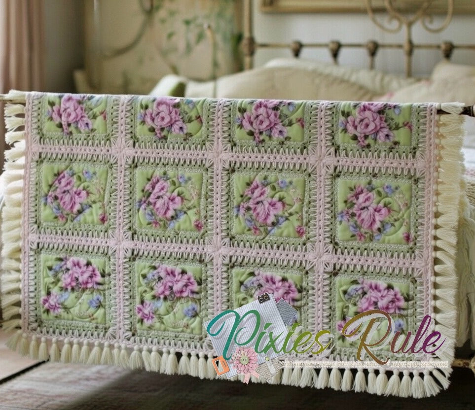 Mock Fusion - Clover 4x4 Machine Embroidery Design by Pixies Rule