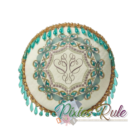 Ottoman Quilt 5x7 Machine Embroidery Design by Pixies Rule