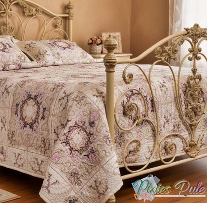 Flower Trails Quilt - 8x8 Machine Embroidery Design by Pixies Rule