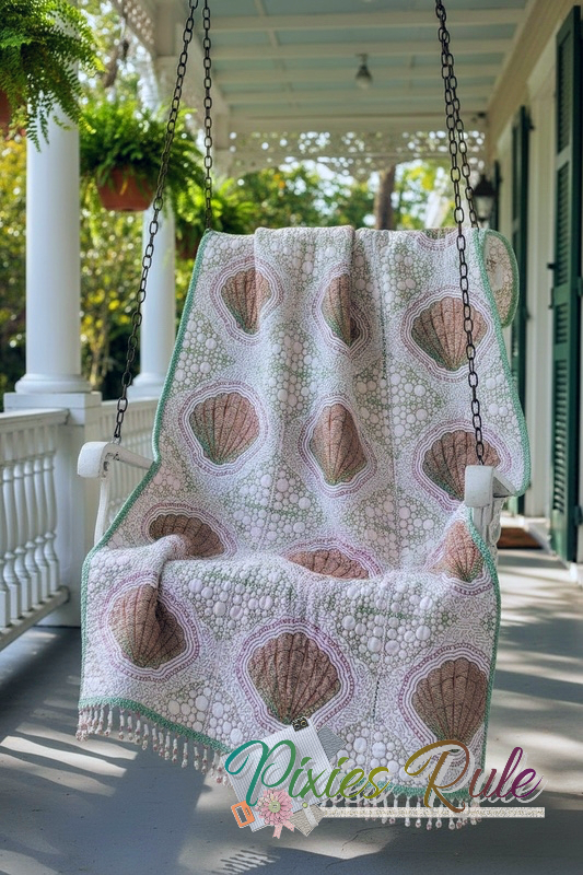 At The Sea Machine Embroidery Design by Pixies Rule