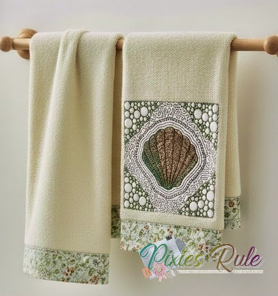 At The Sea Machine Embroidery Design by Pixies Rule