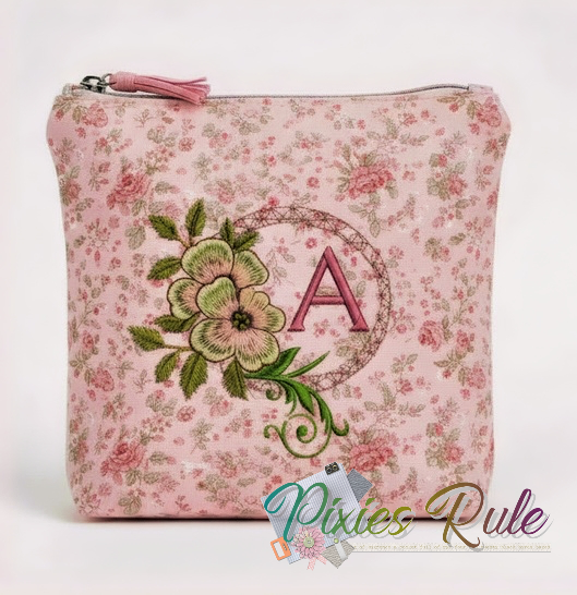 Dogwood Alpha Machine Embroidery Design by Pixies Rule