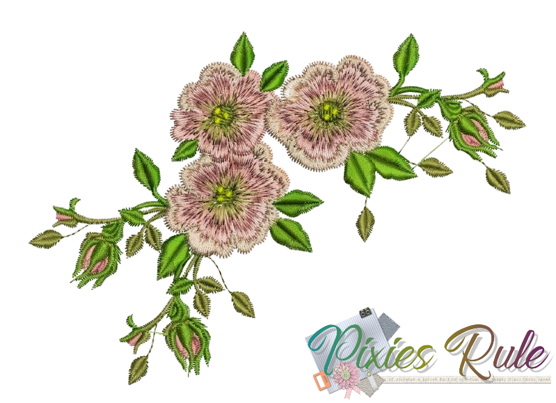 Moonbeam Pillow Machine Embroidery Design by Pixies Rule