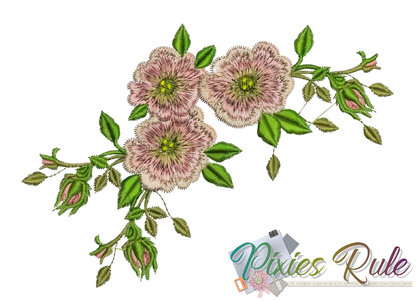 Moonbeam Pillow Machine Embroidery Design by Pixies Rule