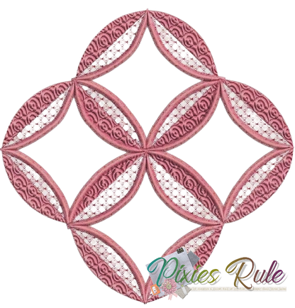 Mock Cathedral Windows 5x7