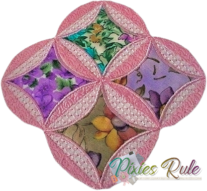 Mock Cathedral Windows 5x7