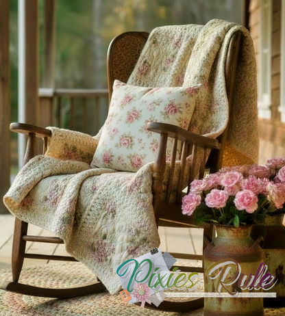 Mock Fusion - Ribbon 4x4 Machine Embroidery Design by Pixies Rule