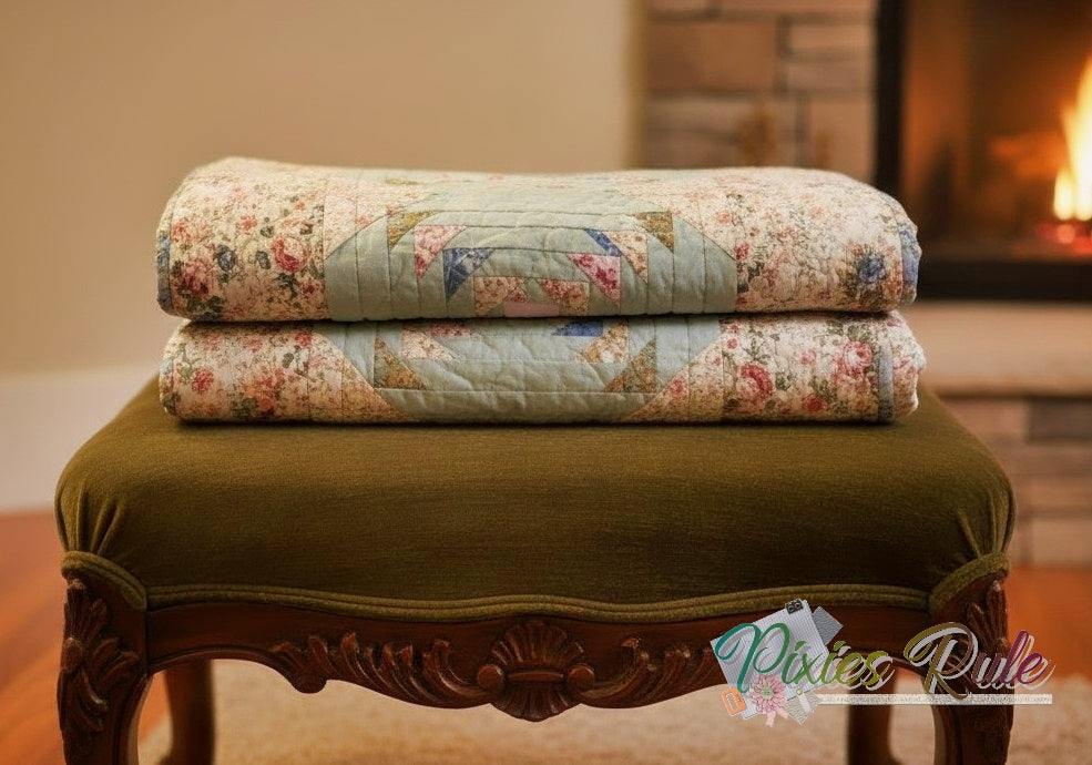 Pineapple Quilt Block 6x6