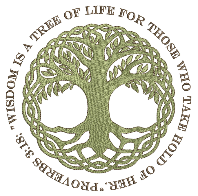 Tree of Life Proverbs 3:18 8x8