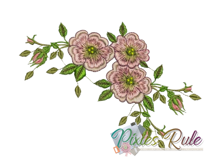 Moonbeam Pillow Machine Embroidery Design by Pixies Rule