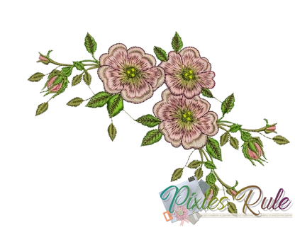 Moonbeam Pillow Machine Embroidery Design by Pixies Rule