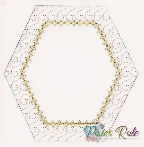 Mock Secret Garden Singles 5x7 Machine Embroidery Design by Pixies Rule