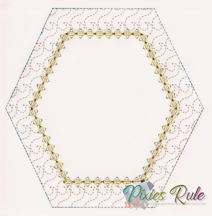 Mock Secret Garden Singles 5x7 Machine Embroidery Design by Pixies Rule