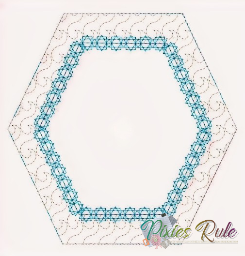 Mock Secret Garden Singles 5x7 Machine Embroidery Design by Pixies Rule