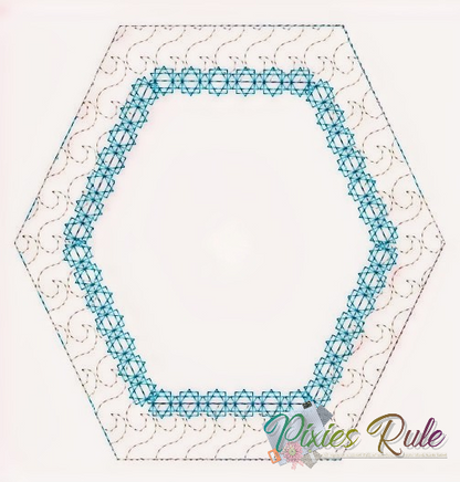 Mock Secret Garden Singles 5x7 Machine Embroidery Design by Pixies Rule