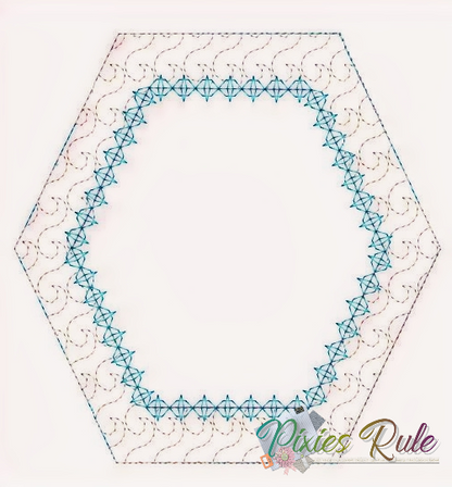 Mock Secret Garden Singles 5x7 Machine Embroidery Design by Pixies Rule