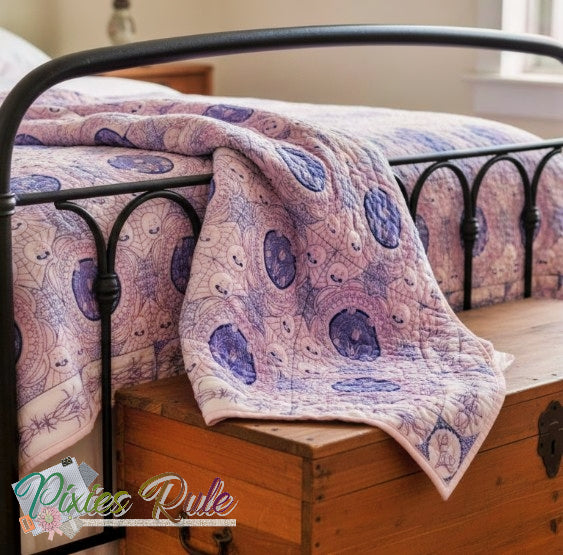 Easter Joy Quilt 8x8 Machine Embroidery Design by Pixies Rule