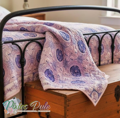 Easter Joy Quilt 5x7 Machine Embroidery Design by Pixies Rule