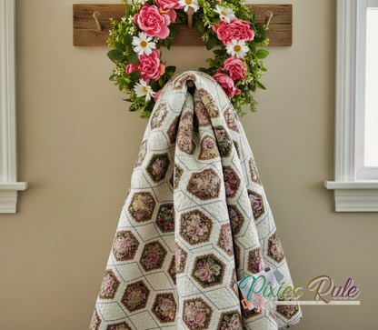 Mock Secret Garden Large Hoop Multiples 230x300 Machine Embroidery Design by Pixies Rule