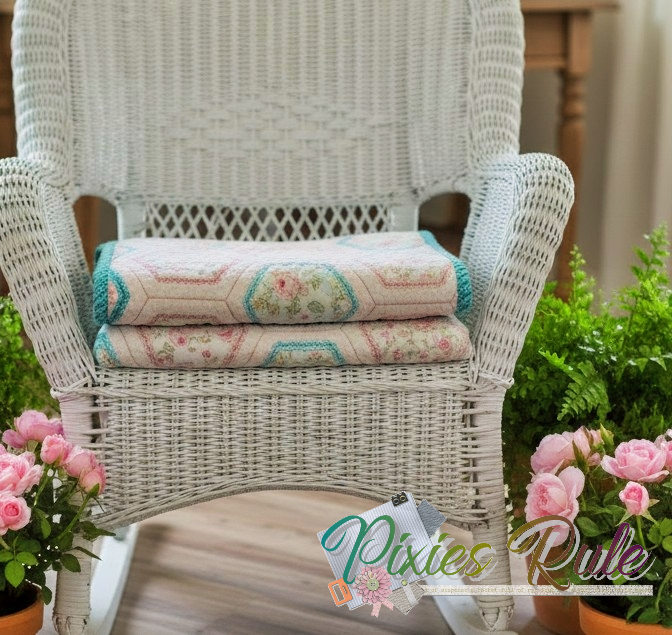 Mock Secret Garden Singles 5x7 Machine Embroidery Design by Pixies Rule