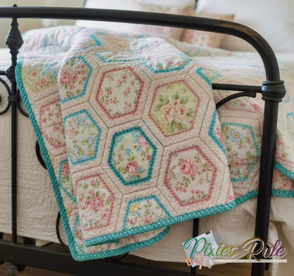 Mock Secret Garden Singles 5x7 Machine Embroidery Design by Pixies Rule