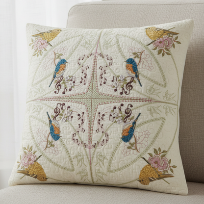 Mock Double Wedding Ring Quilt - Spring Has Come 6x6