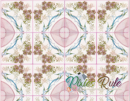 Spring Tweets Pillow & Quilt Set - 6x6