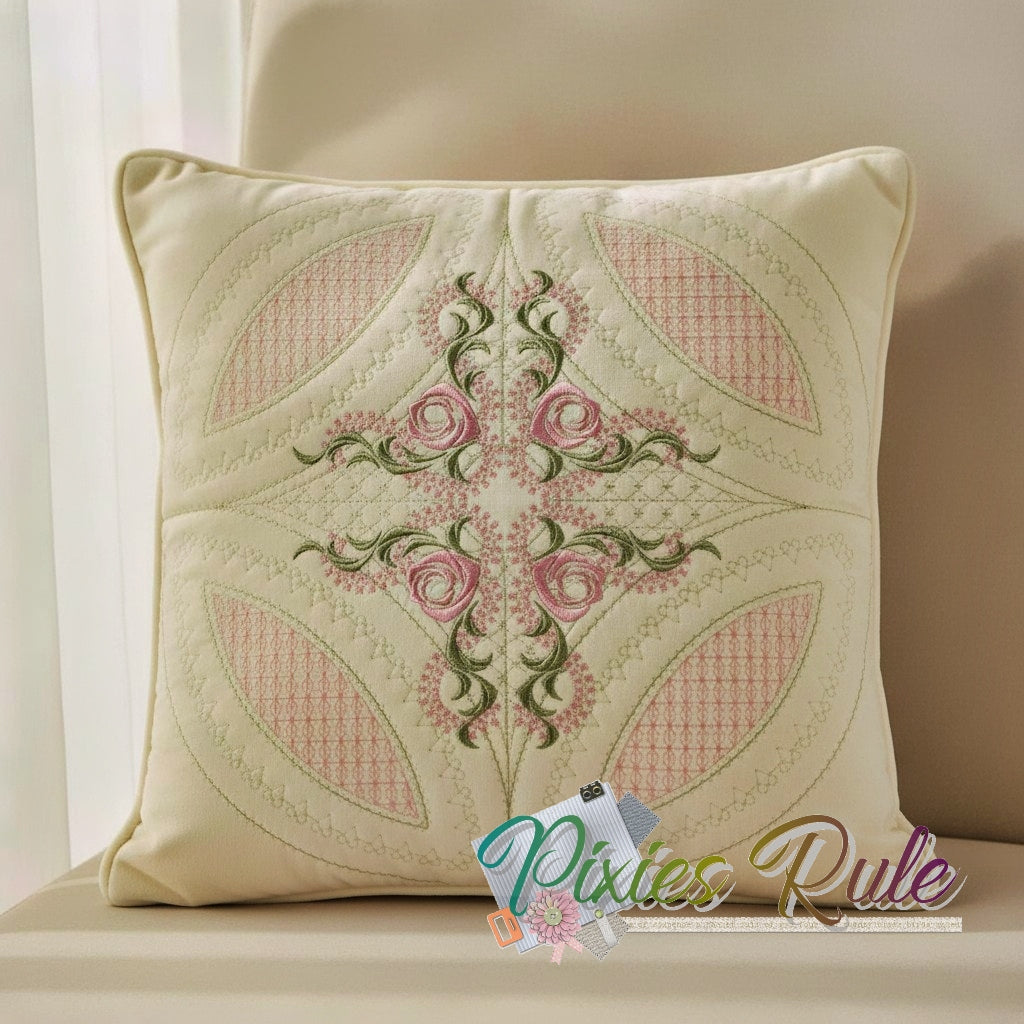 Timeless Quilt 5x7 Machine Embroidery Design by Pixies Rule