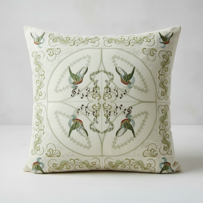 Tweet Melody Pillow 8x8