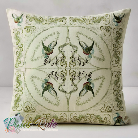 Tweet Melody Pillow 6x6