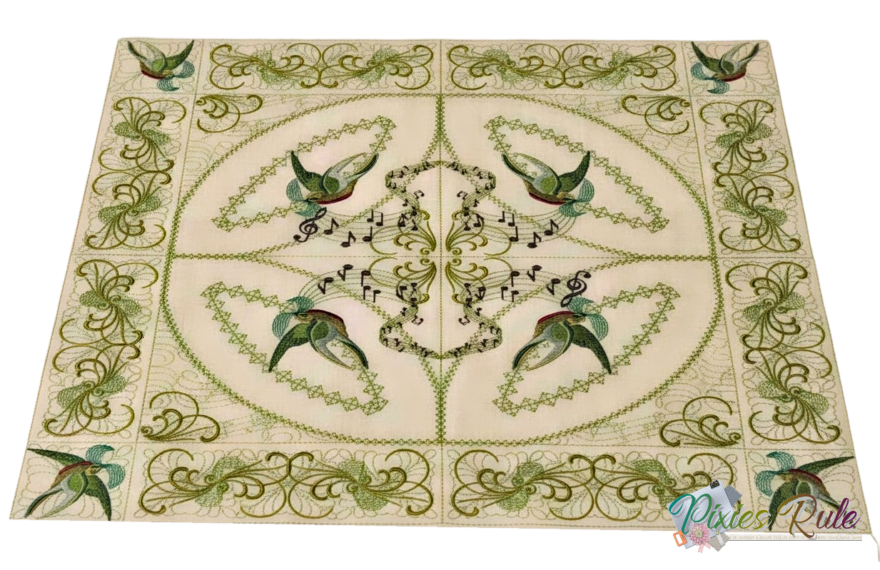 Tweet Melody Quilt 8x8