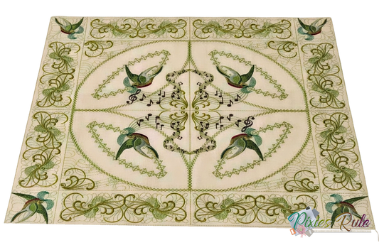 Tweet Melody Quilt 8x8