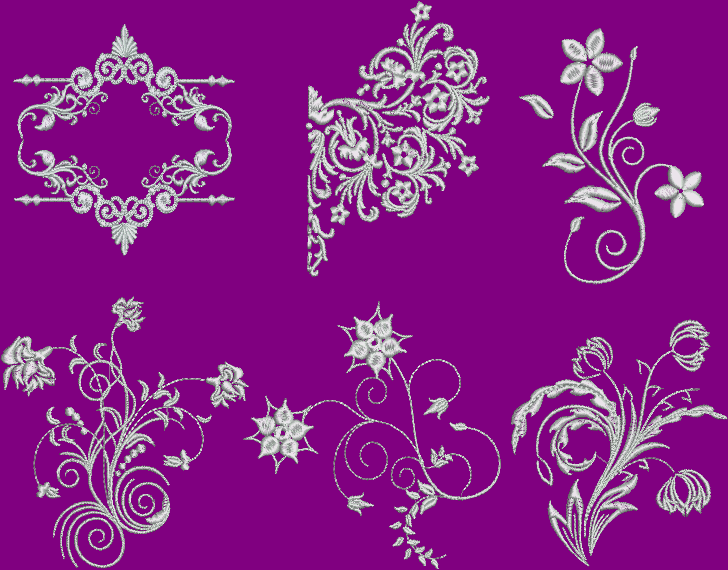 Whitework Dreams Machine Embroidery Design by Pixies Rule