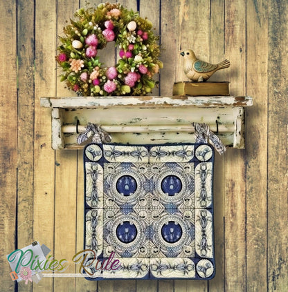 Easter Joy Quilt 5x7 Machine Embroidery Design by Pixies Rule