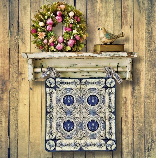 Easter Joy Quilt 8x8 Machine Embroidery Design by Pixies Rule