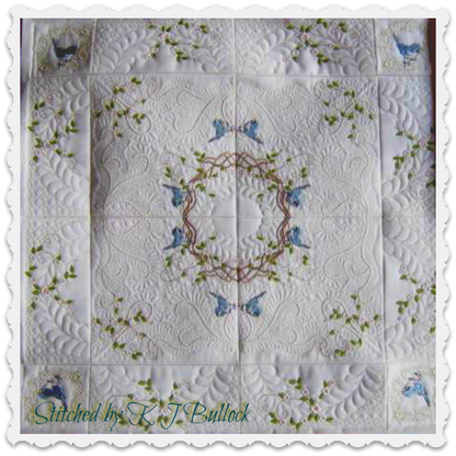 Flower Trails Quilt - 8x8