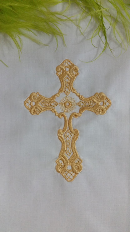 Golden Filigree Cross 4x4