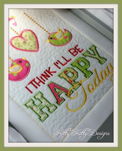 Be Happy Today Mug Mat 6x6