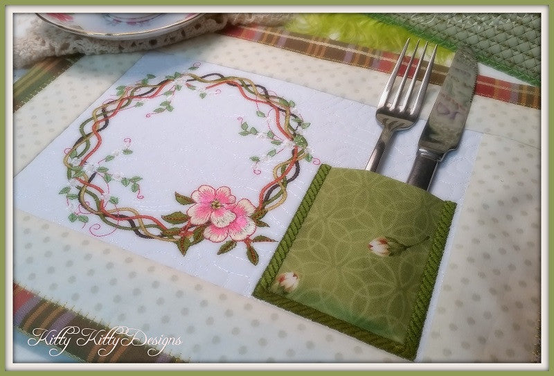 Grapevine Wreath Place Mat 7x12