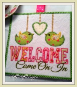 Welcome Sign 8x8