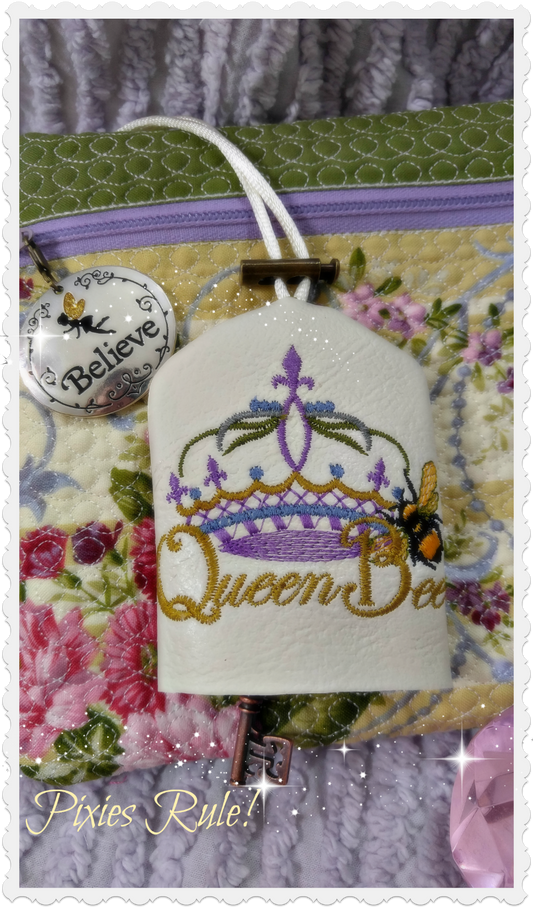 Queen Bee Vinyl Key Holder