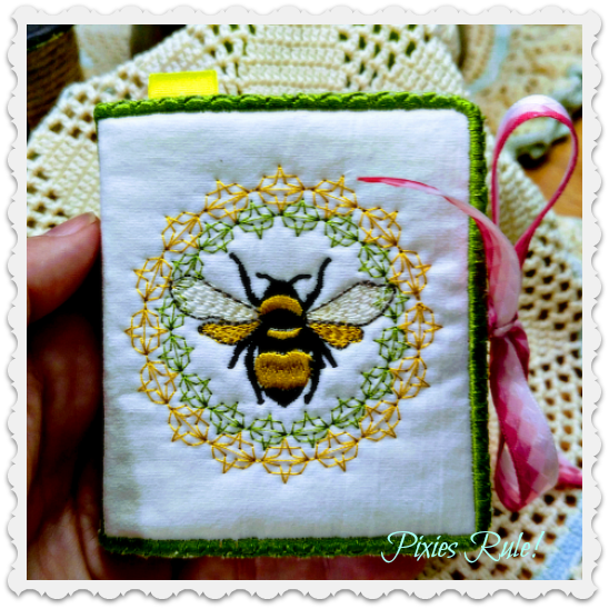 Honey Bee Sticky Note Notepad Cover