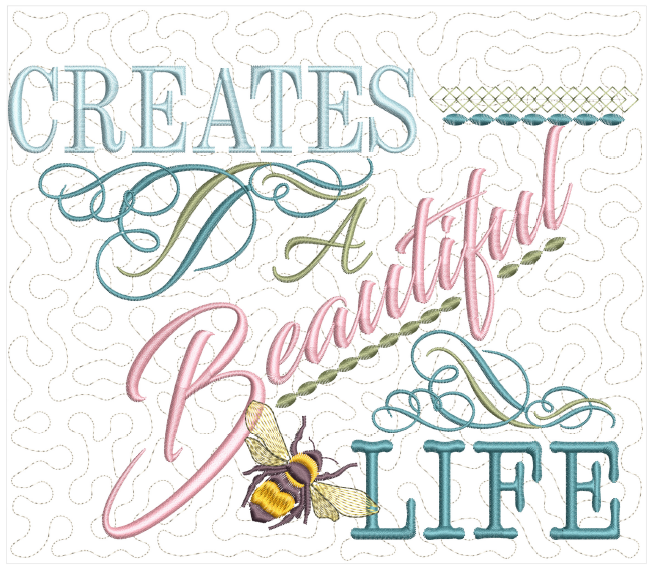 A Beautiful Life Reading Pillow 5x7