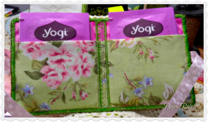 A Woman Tea Bag Holder