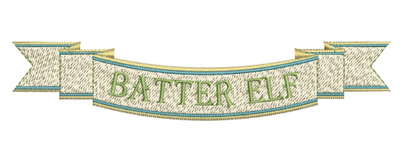 Santa Elves 3 Name Plate Banners