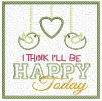 Be Happy Today Mug Mat 6x6