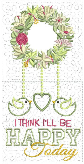 Be Happy Wall Hanging 5x7
