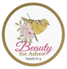 Beauty For Ashes Mug Mat - 5x7