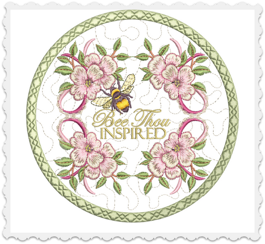 Bee Inspired Mug Mat 6x6