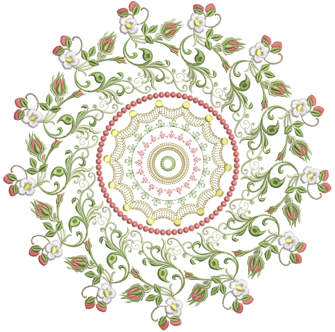 Berries & Blooms Pillow 8x8